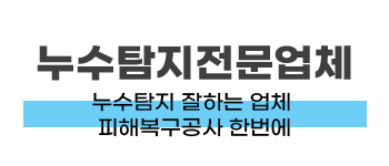 부산중구 누수탐지 및 피해복구 전문